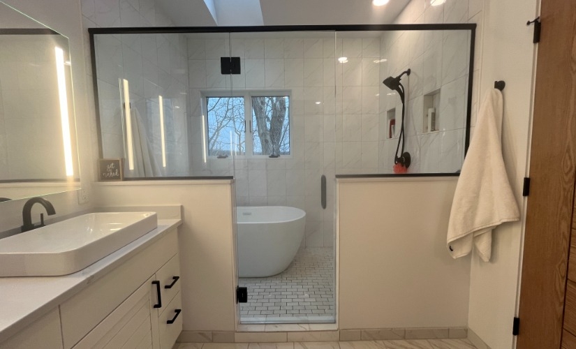 Elegant Remodel: Transforming a Bathroom into a Modern Sanctuary Bathroom near Ann Arbor Michigan